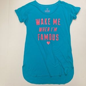 💕Victoria’s Secret/ / WAKE ME WHEN I’M FAMOUS Sleep Shirt Women’s Sz S/P